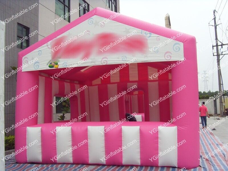 분홍색과 흰색 풍선 텐트 온라인GN089