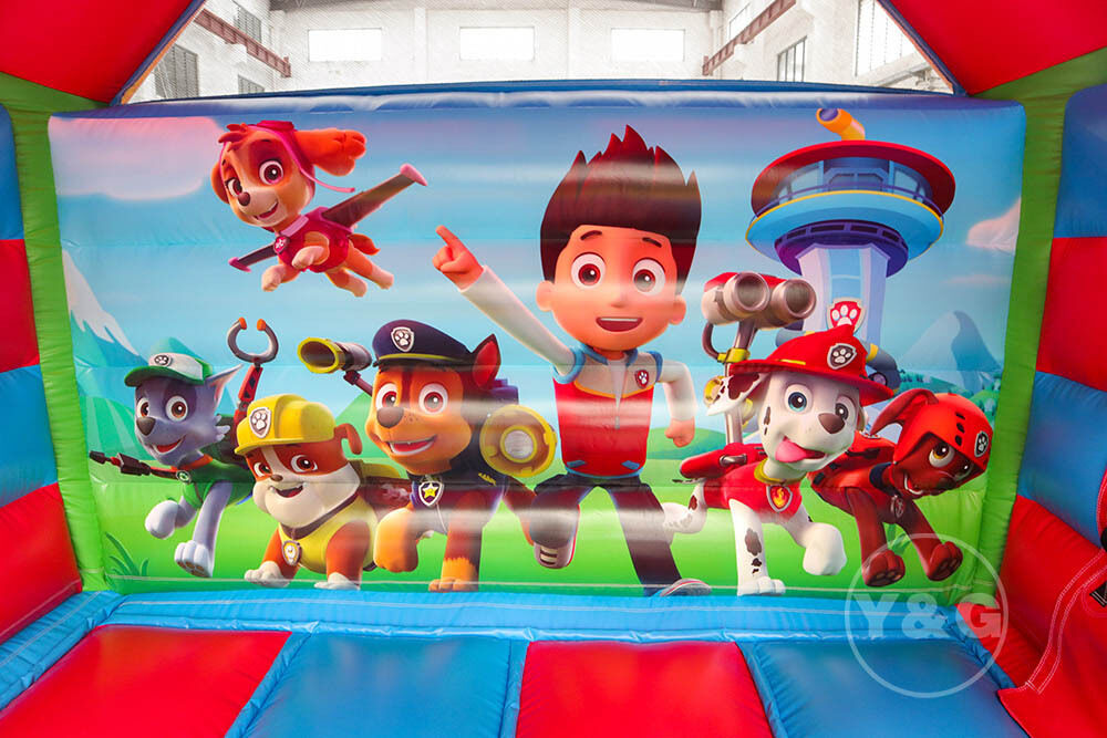 슬라이드가 있는 PAW Patrol 바운스 하우스YG-131